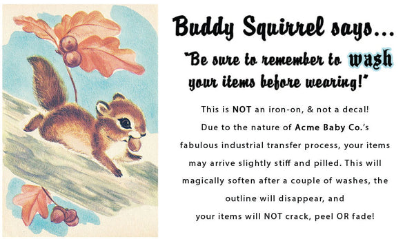 Buddy Squirrel Organic Children's Shirt
