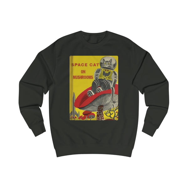 Space Cat on Mushrooms Unisex Sweatshirt