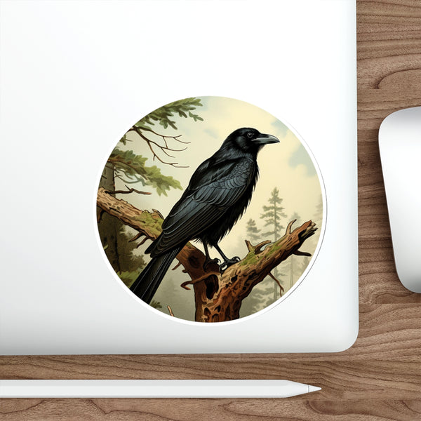 Beautiful Crow Die-Cut Sticker