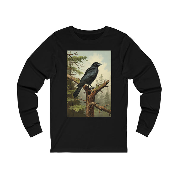 Beautiful Crow Unisex Jersey Long Sleeve Tee
