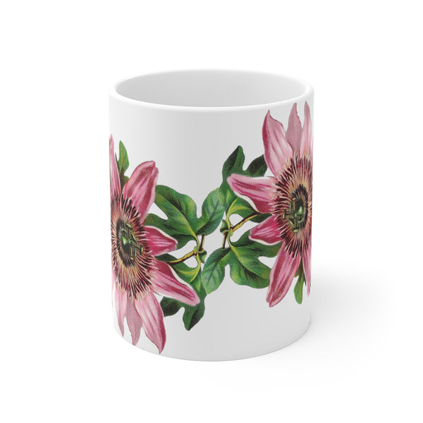 Pink Passion Flower Mug