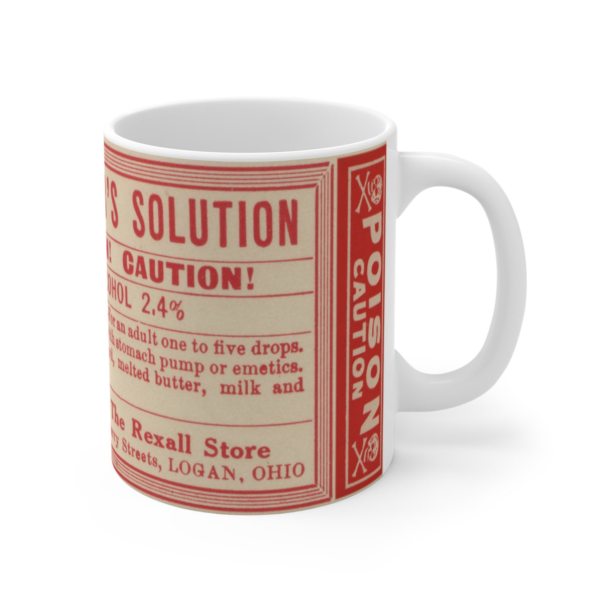 Fowler's Solution Poison Coffee Mug  Acme Baby Co. LLC