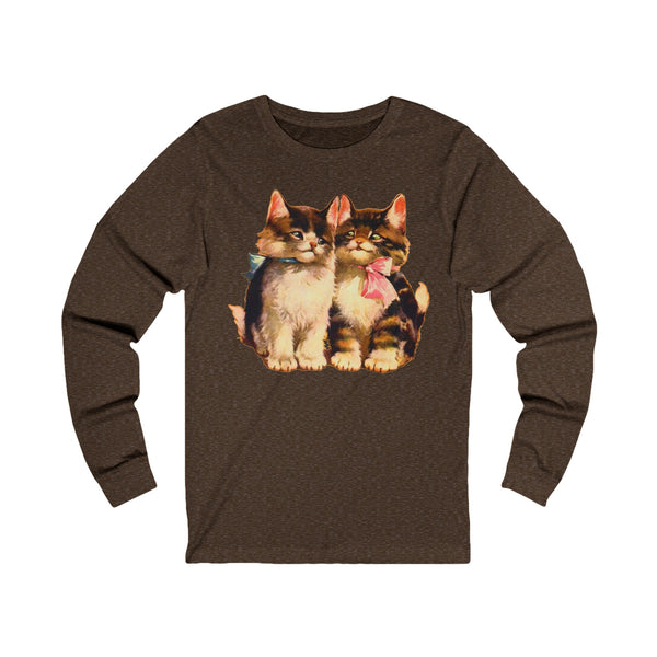 Precocious Kittens Jersey Long Sleeve Tee