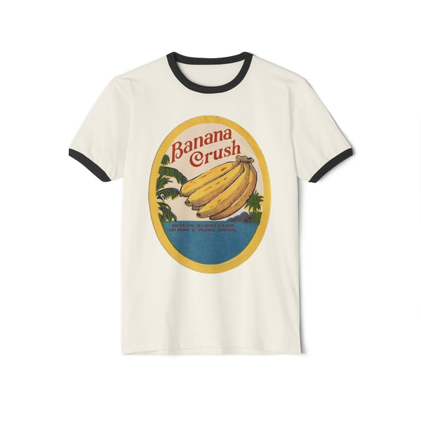 Banana Crush Unisex Cotton Ringer T-Shirt