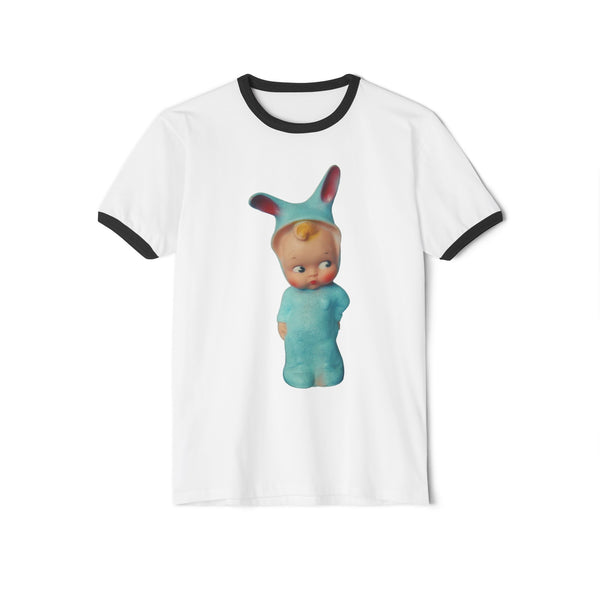 Toy Bunny Boy Unisex Cotton Ringer T-Shirt
