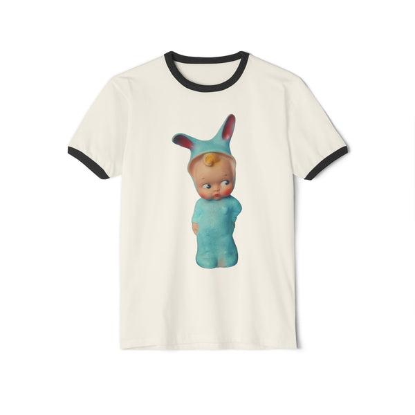 Toy Bunny Boy Unisex Cotton Ringer T-Shirt