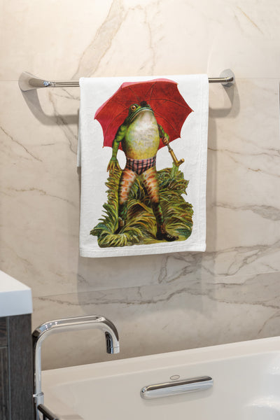 Rain Frog Organic Tea Towel