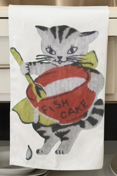 Baking Kitten Organic Tea Towel