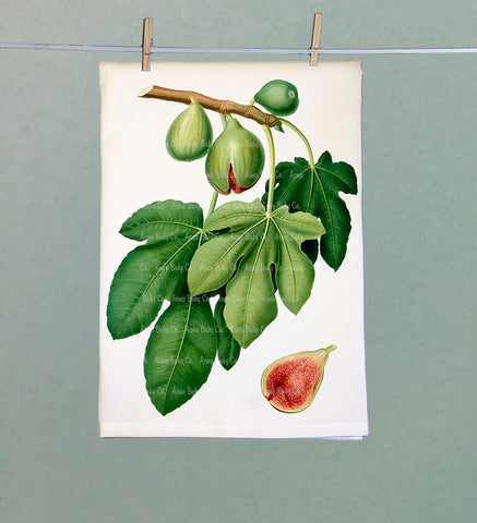 Green Figs Organic Tea Towel