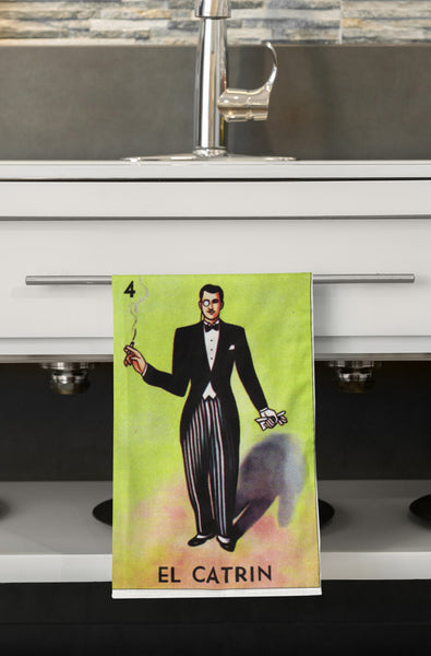 El Catrin Retro Organic Kitchen Towel