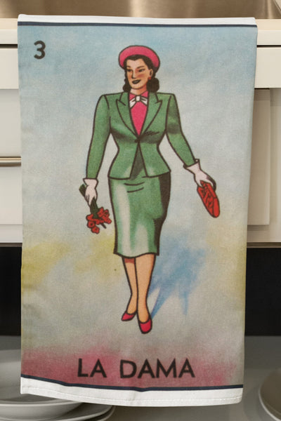 La Dama Retro Organic Kitchen Towel