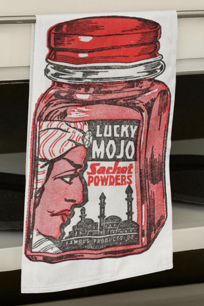 Lucky Mojo Powder Organic Tea Towel