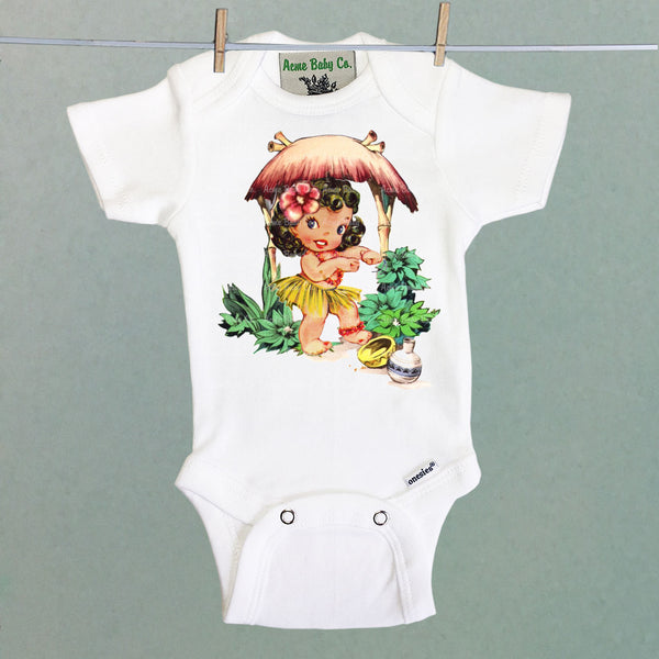 Tiki Wahini Organic One Piece Baby Bodysuit