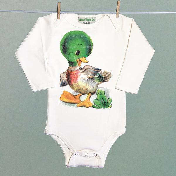 Mallard Duck One Piece Baby Bodysuit