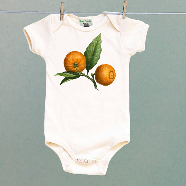 Clementines Organic One Piece Baby Bodysuit