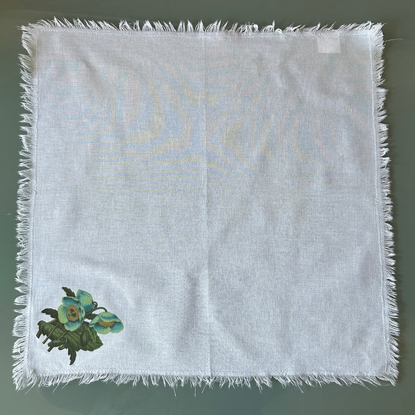 Blue Poppies Linen & Cotton Napkins - Set of 6