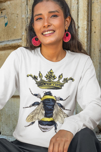 Queen Bee Unisex Jersey Long Sleeve Tee