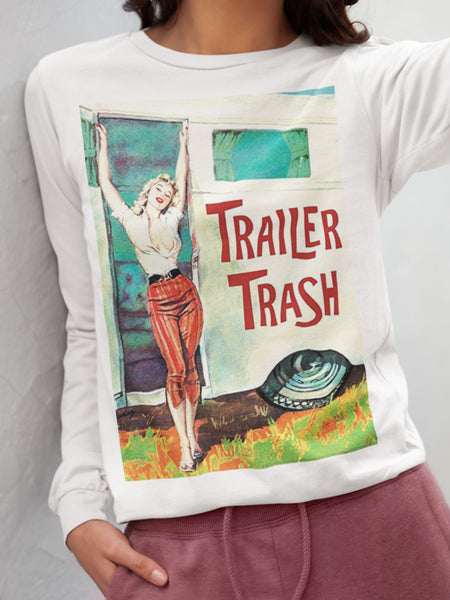 Trailer Trash Jersey Long Sleeve Tee
