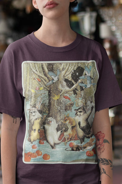 Woodland Animals Unisex t-shirt