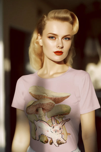 Mushroom Rabbit Unisex Tee