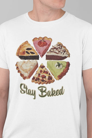 Stay Baked Pie Adult Organic Shirt