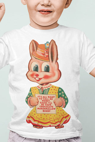 Chocolate Marshmallow Bunny Organic Children's Shirt