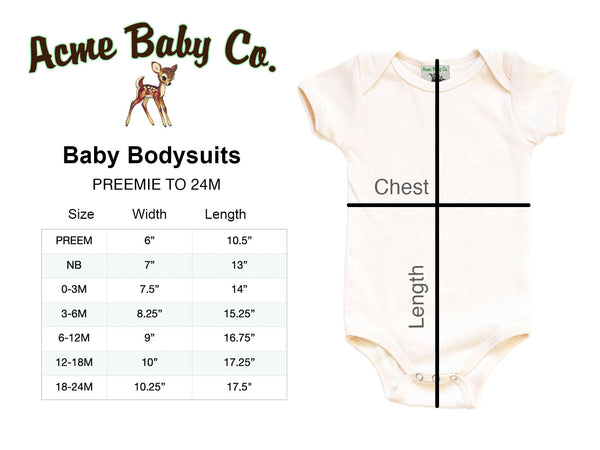 Cute Lamb Organic One Piece Baby Bodysuit