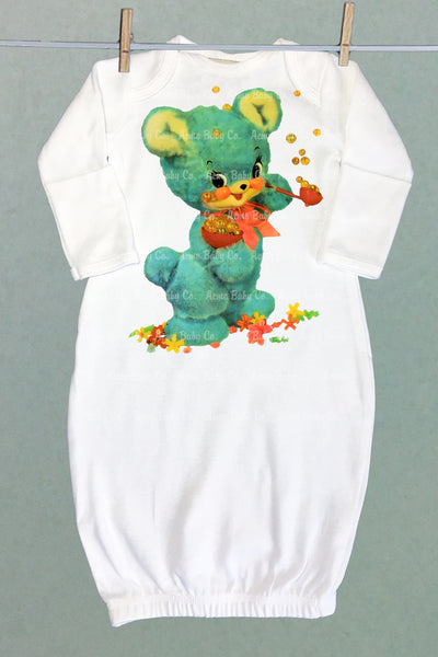 Kitschy Cute Animals Sacque Gown Set of Four