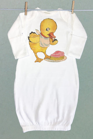 Cake Duck Baby Sacque Gown