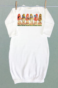 Fun-Guy Mushrooms Baby Sacque Gown