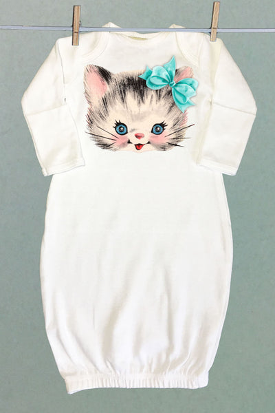Kitty with Bow Sacque Gown