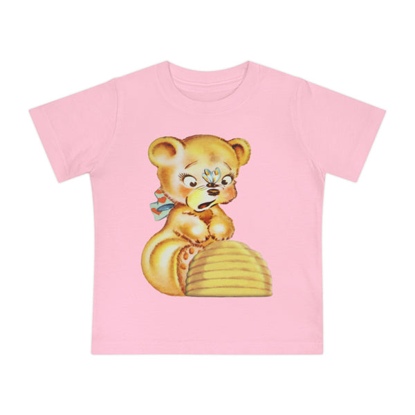 Honey Bear & Butterfly Baby Short Sleeve Tee