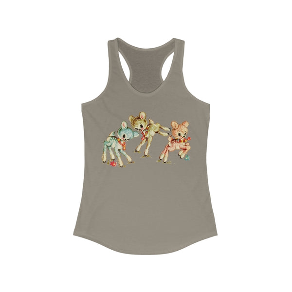 Pastel Deer Racerback Tank