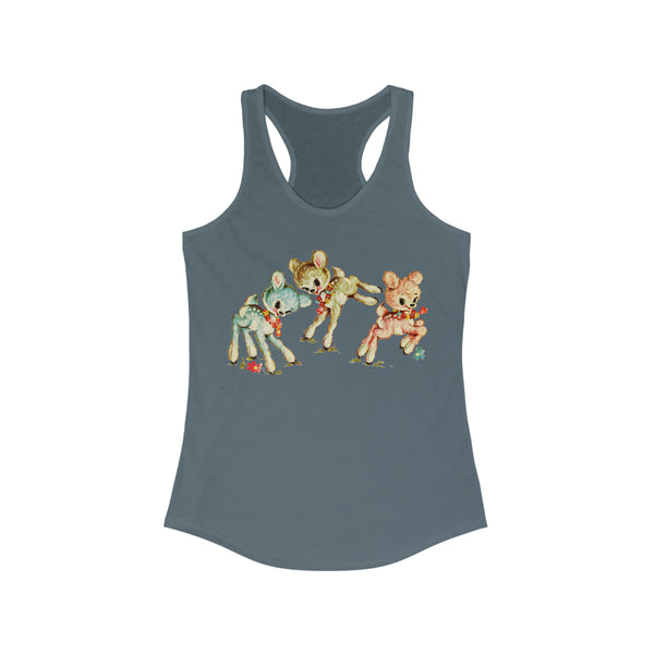 Pastel Deer Racerback Tank