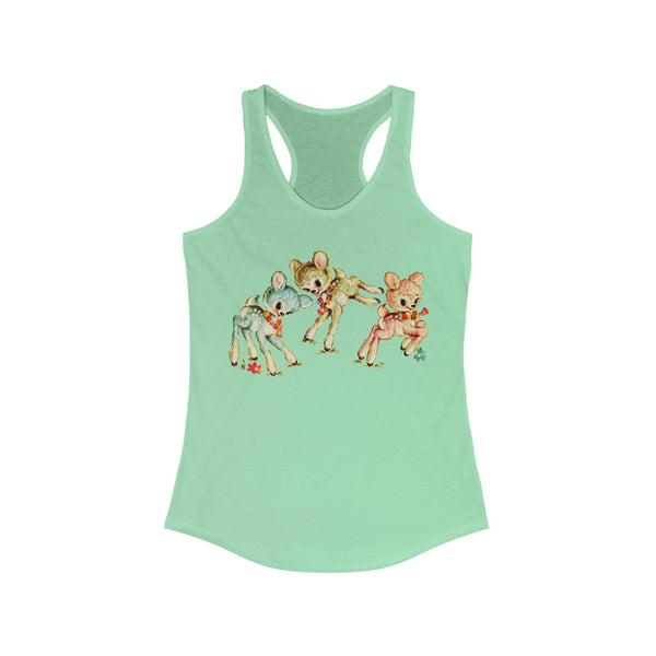 Pastel Deer Racerback Tank