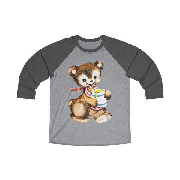 Honey Bear Unisex Raglan Tee