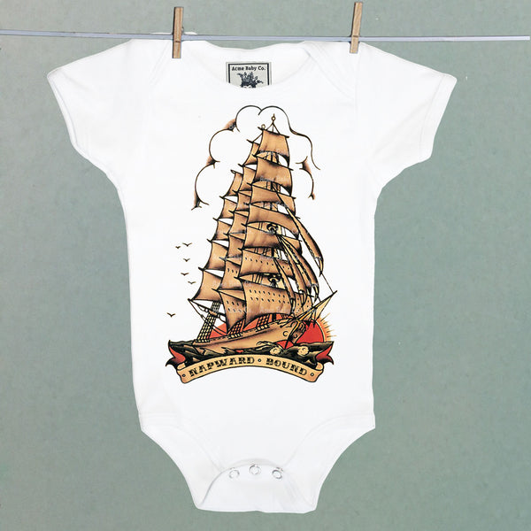 Napward Bound Organic One Piece Baby Bodysuit