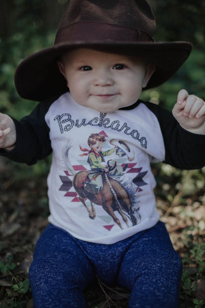 Southwest Buckaroo Children's Raglan Shirt