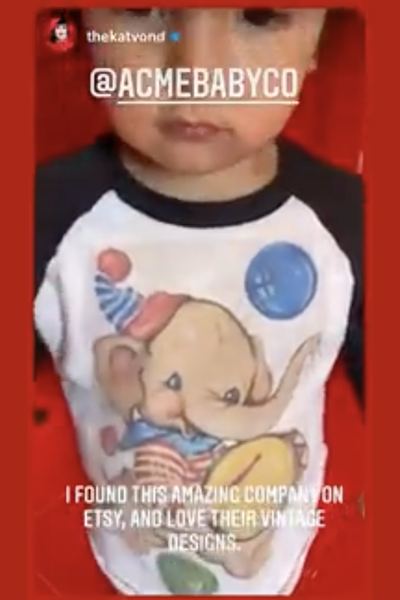 Circus Elephant Soft Raglan Shirt