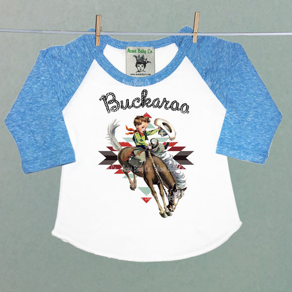 Southwest Buckaroo Children's Raglan Shirt