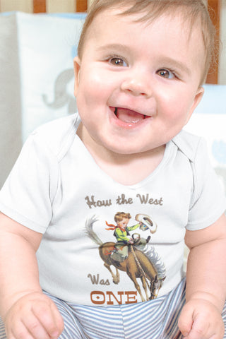 How the West was ONE Organic Baby Shirt