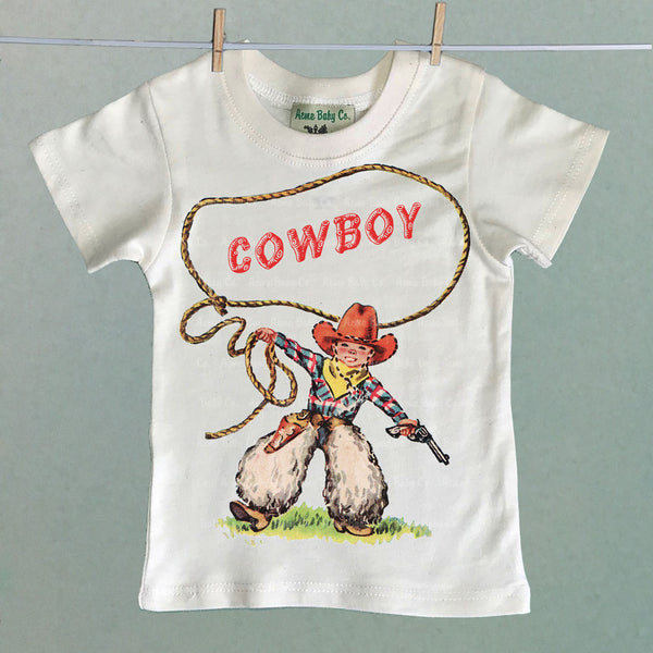 Cowboy Roper & Lasso Cowboy Organic Children's Shirt