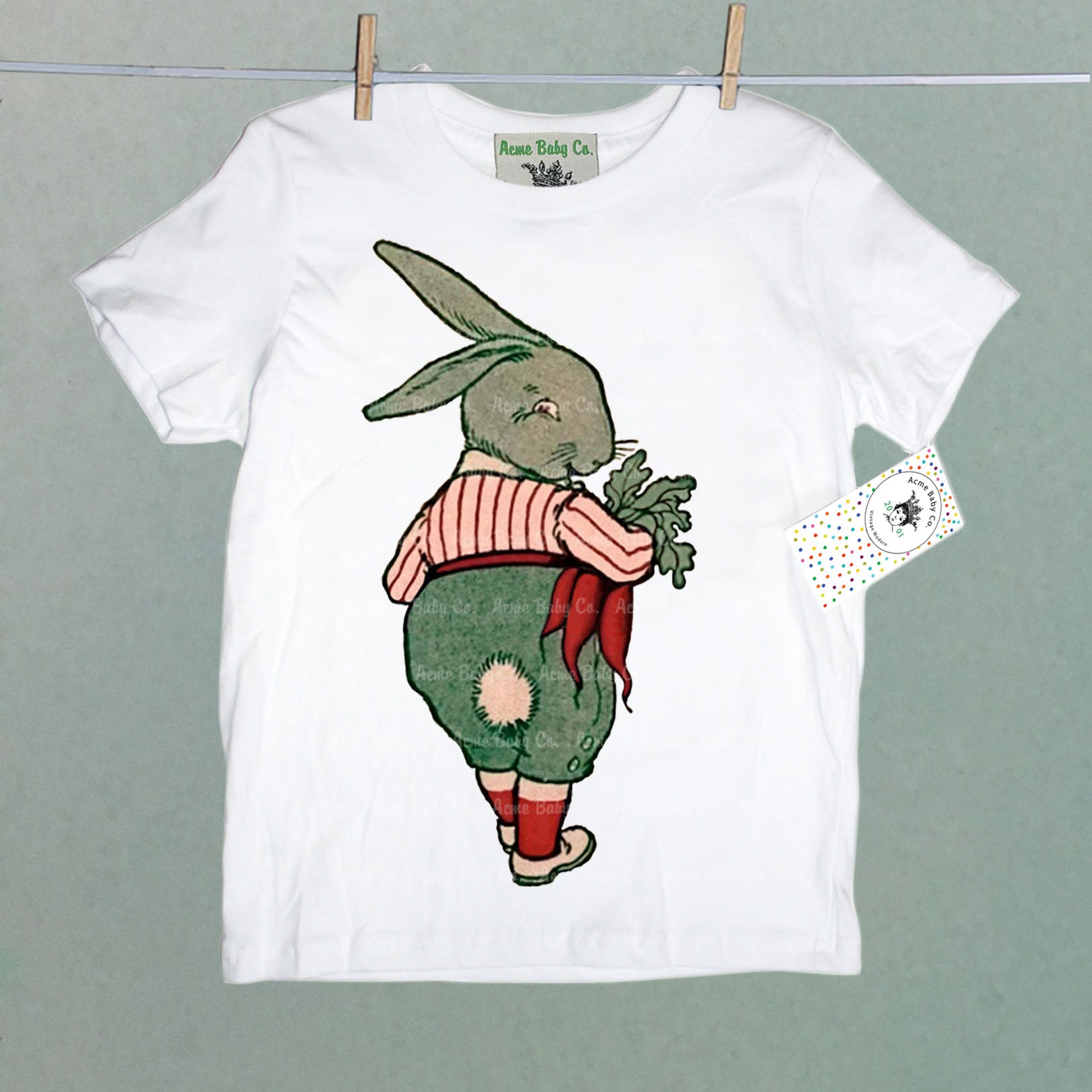Bunny & Carrots Organic Children's Shirt