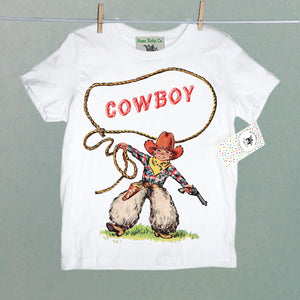 Cowboy Roper & Lasso Cowboy Organic Children's Shirt
