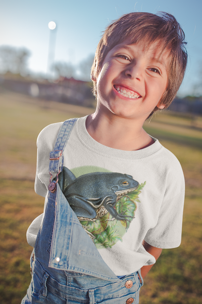 Blue Frog Organic Children's Shirt as seen on Ivy & Bean Netflix Series!