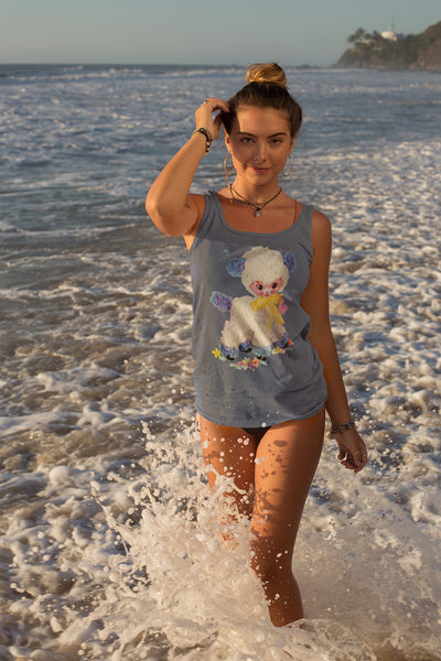 Kitschy Lamb Racerback Tank