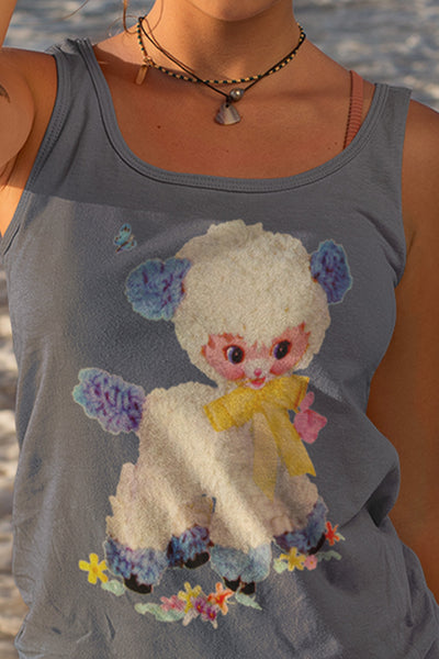 Kitschy Lamb Racerback Tank