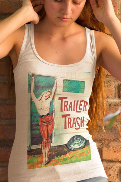 Trailer Trash Racerback Tank