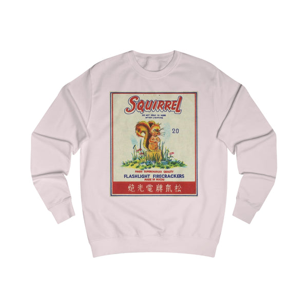 Squirrel Firecrackers Unisex Sweatshirt.