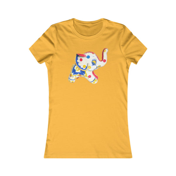 Vintage Circus Elephant Toy Women's Tee
